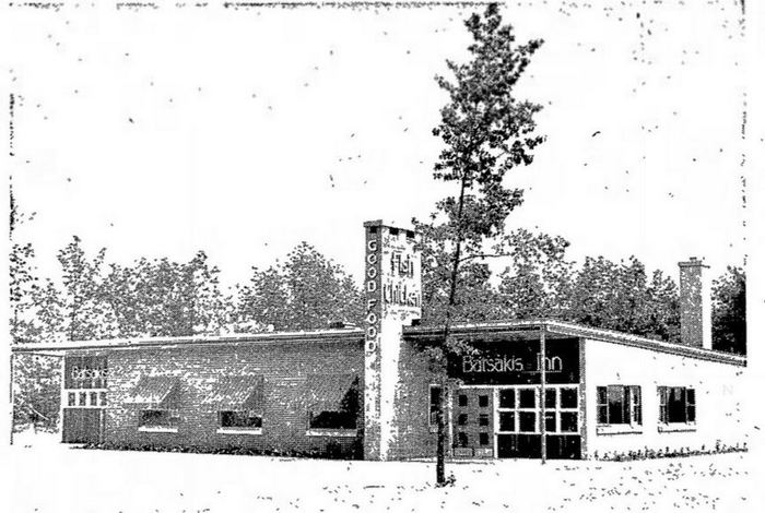 Batsakis Inn - 1949 Opening Feature Page Traverse City Record Eagle (newer photo)